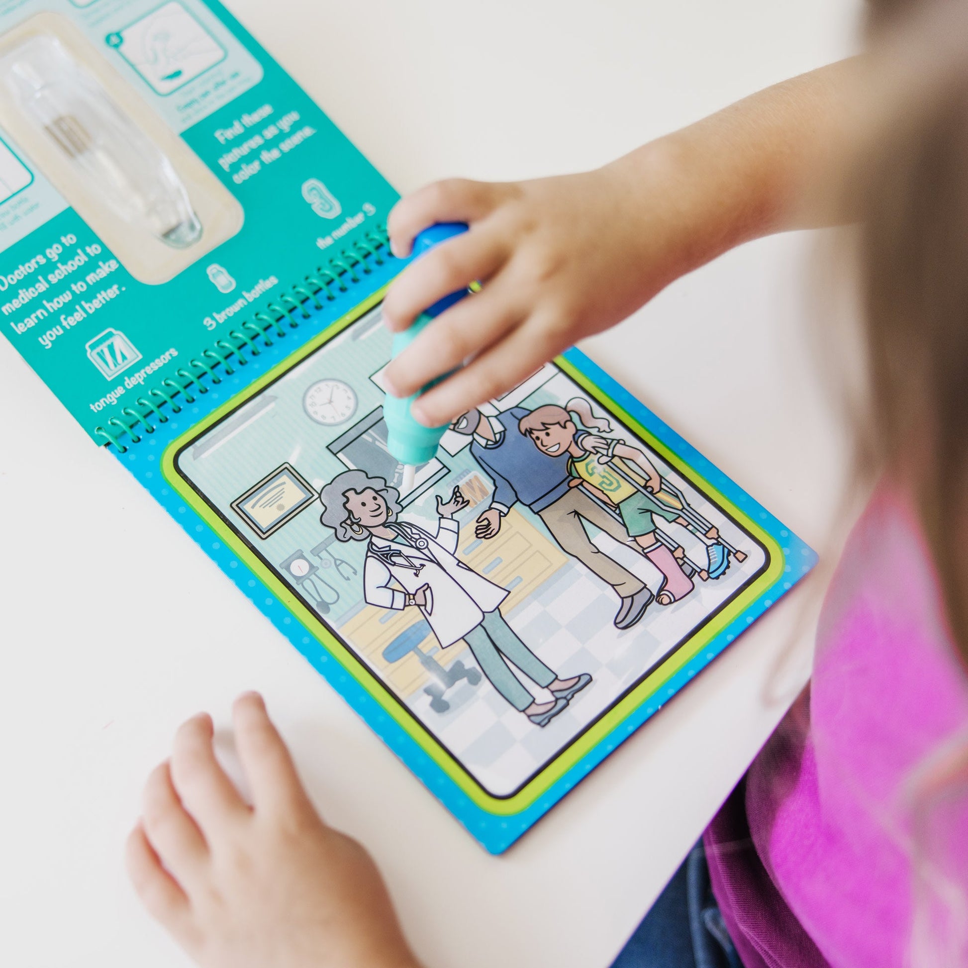 Water Wow! Occupations - Water Reveal Pad On the Go Travel Activity