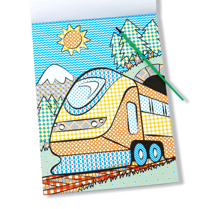 My First Paint with Water - Vehicles