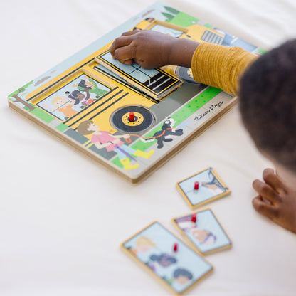 The Wheels on the Bus Song Puzzle - 6 Pieces