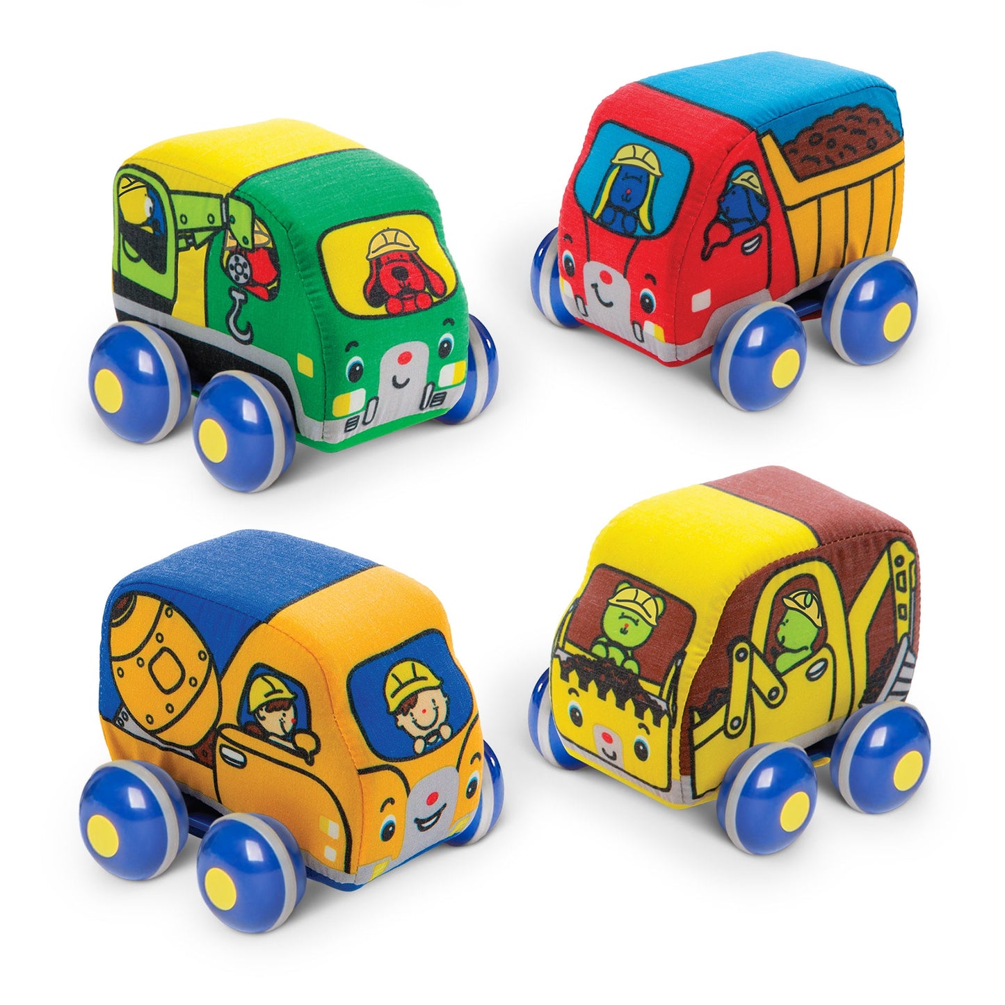 K's Kids Pull-Back Construction Vehicles