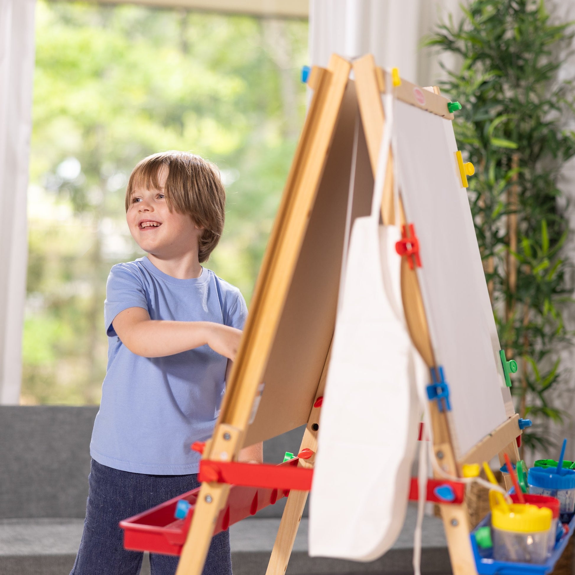 Deluxe Wooden Standing Art Easel