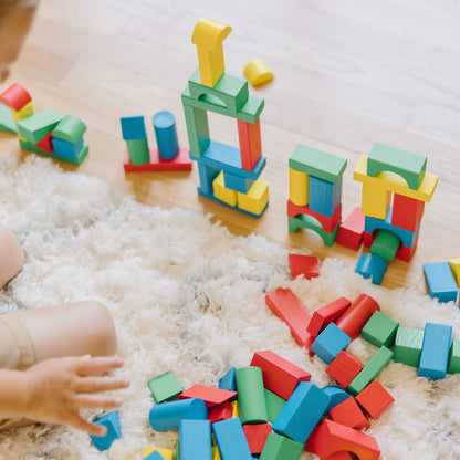 100-Piece Wood Blocks Set