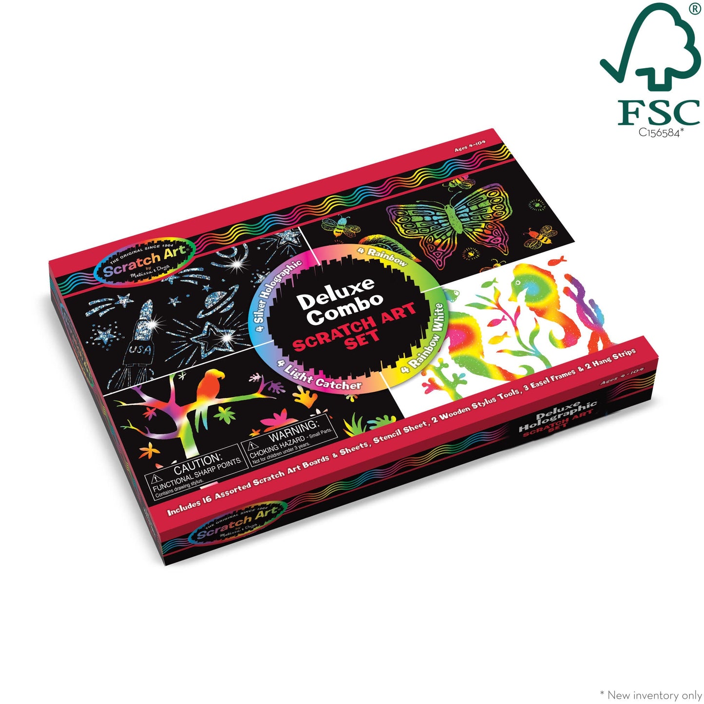 Deluxe Combo Scratch Art Set