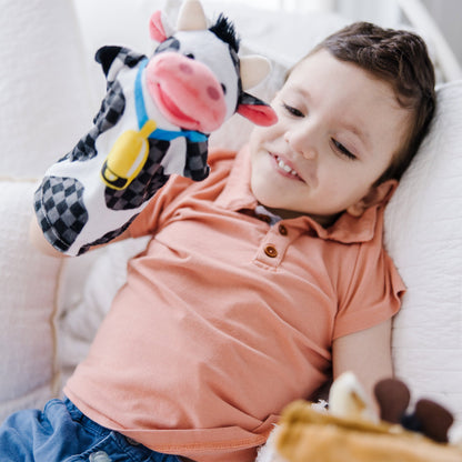 Hand Puppet 2-Pack: Farm Friends, Zoo Friends