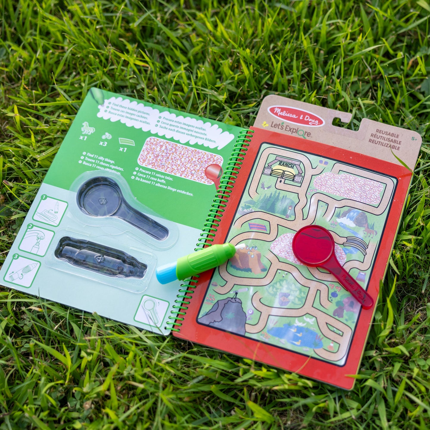 Let’s Explore Water Wow! Outdoor Adventure Deluxe Water-Reveal Pad
