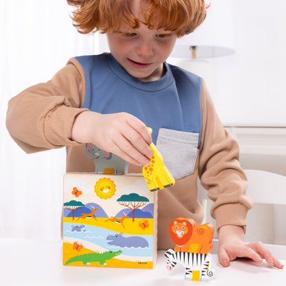 Wooden Animal Matching - Safari