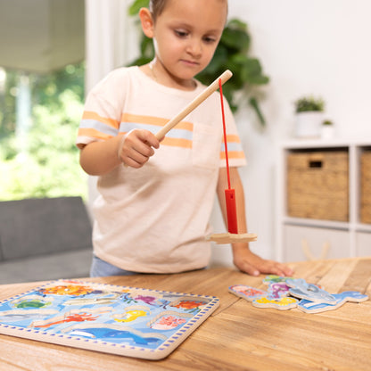 Fishing Magnetic Puzzle Game - 10 Pieces