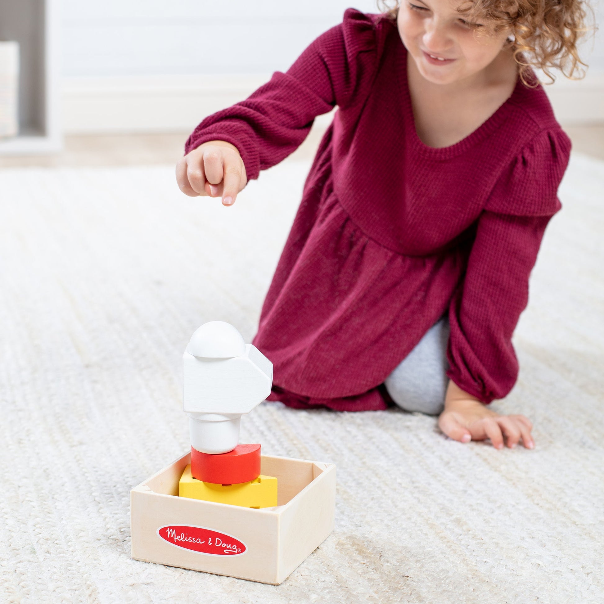 Wooden Food Groups Play Set – Dairy