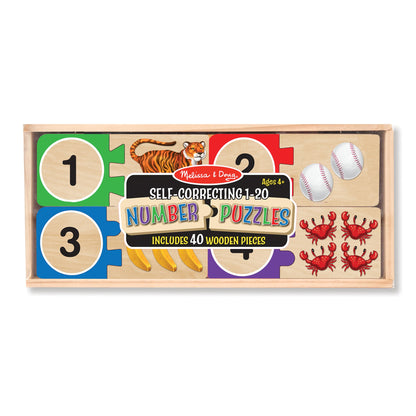 Self-Correcting Number Puzzles