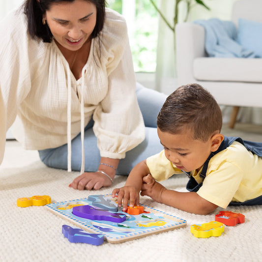 Sea Creatures Chunky Puzzle - 7 Pieces