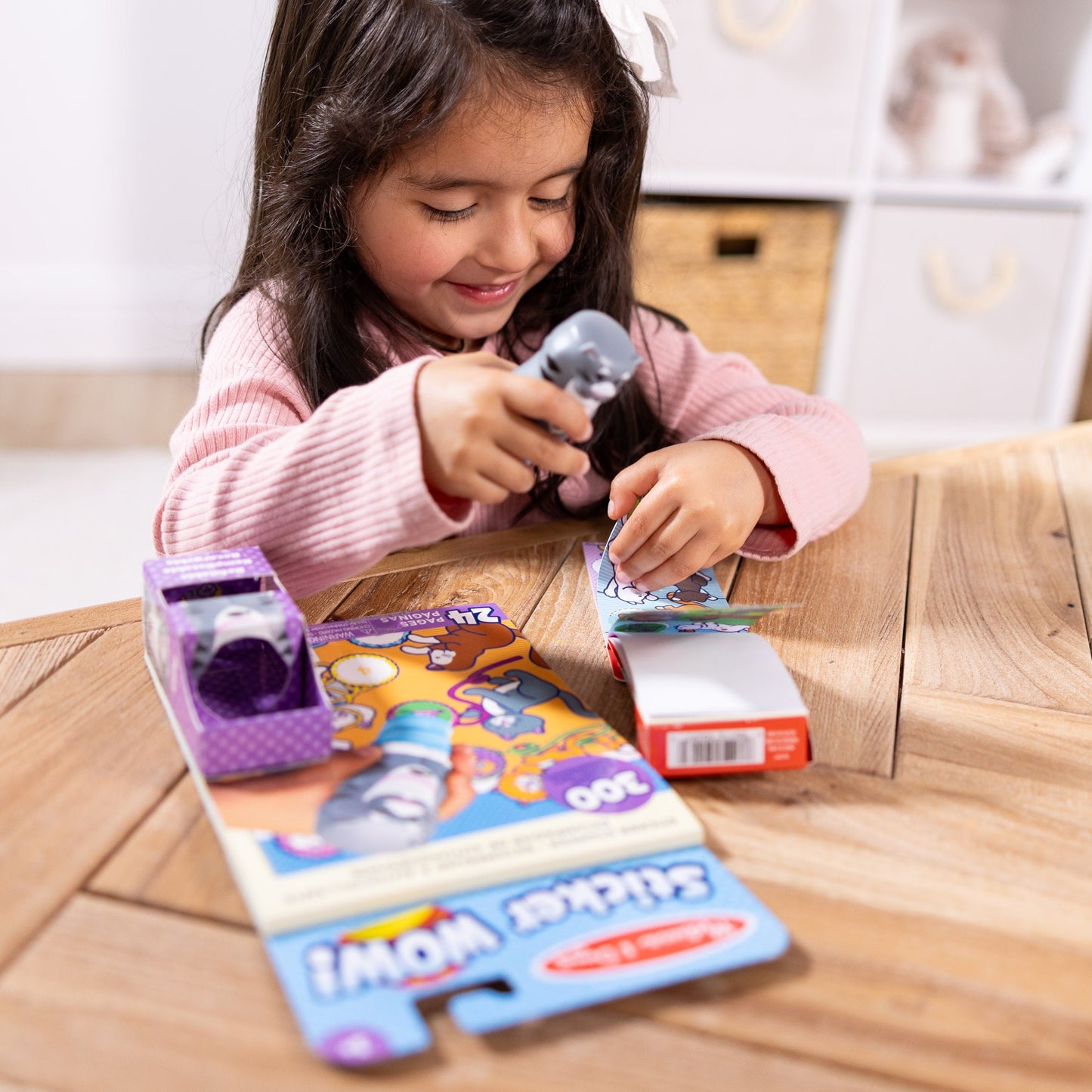 Sticker WOW!™ Cat Bundle: Activity Pad & Sticker Stamper + Mini Activity Pad and 200 Refill Stickers