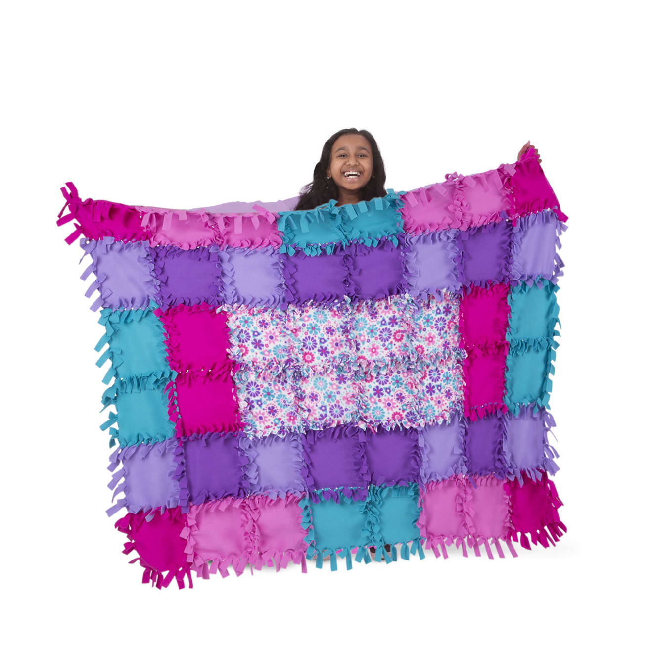 Created by Me! Flower Fleece Quilt