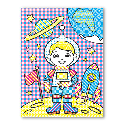 My First Paint With Water Kids' Art Pad With Paintbrush - Pirates, Space, Construction, and More