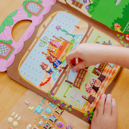 Puffy Sticker Play Set 3-Pack: On the Farm, Safari, Chipmunk House